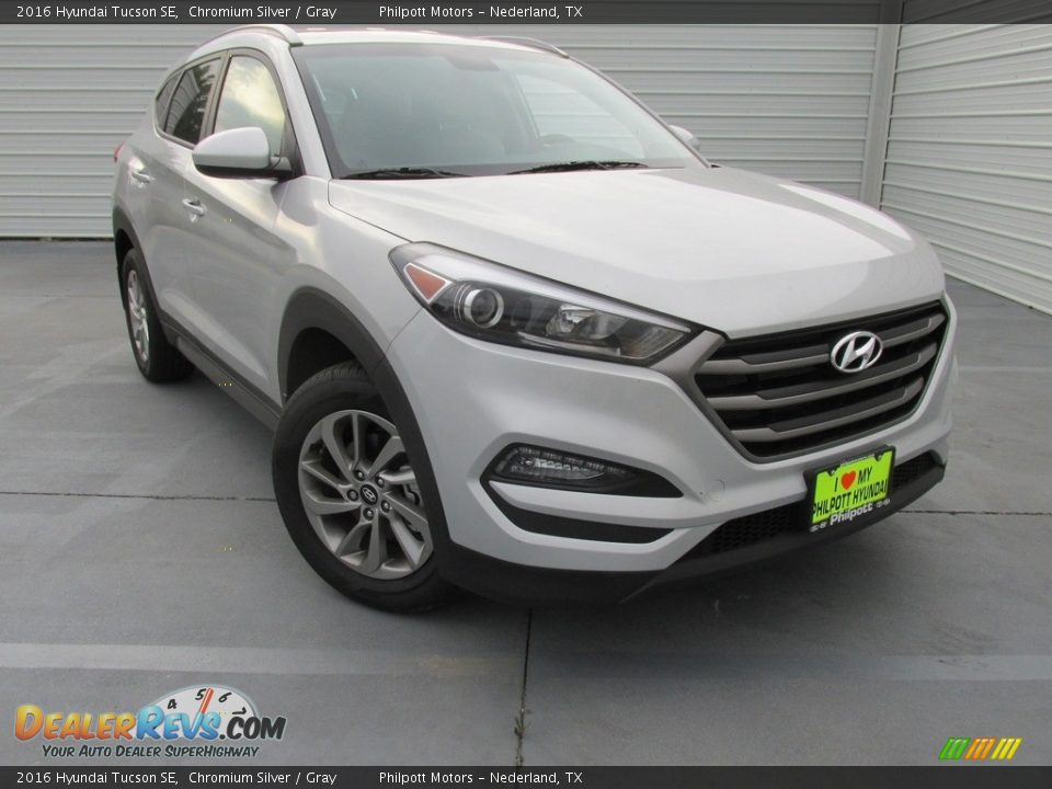 2016 Hyundai Tucson SE Chromium Silver / Gray Photo #1