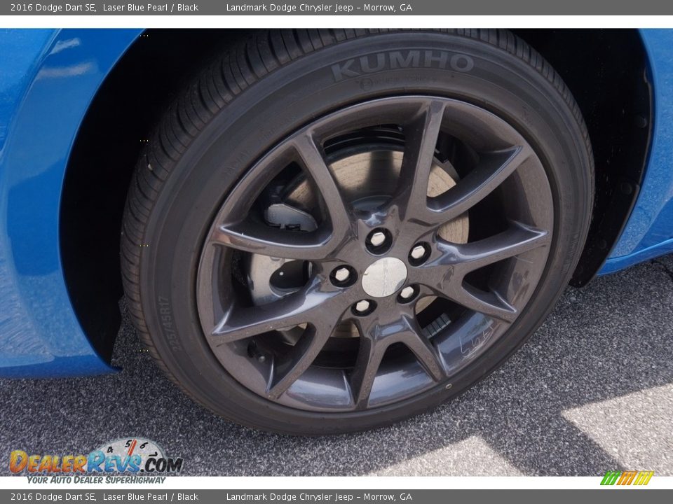 2016 Dodge Dart SE Laser Blue Pearl / Black Photo #5