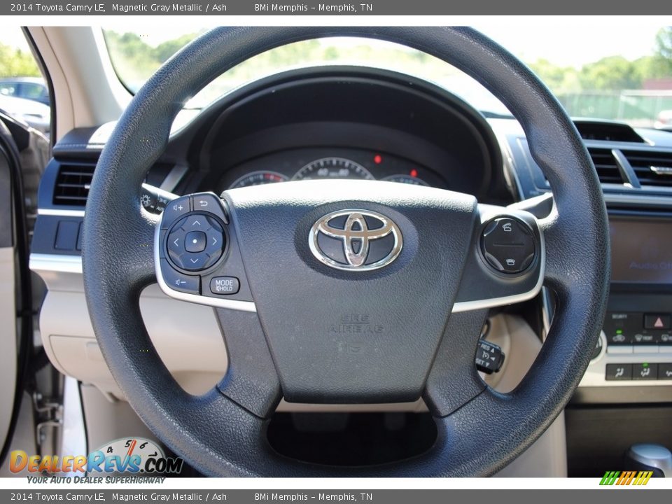 2014 Toyota Camry LE Magnetic Gray Metallic / Ash Photo #13