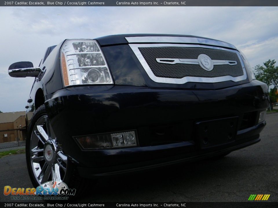2007 Cadillac Escalade Blue Chip / Cocoa/Light Cashmere Photo #1