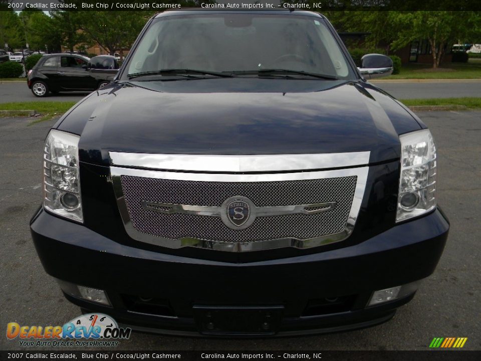 2007 Cadillac Escalade Blue Chip / Cocoa/Light Cashmere Photo #5
