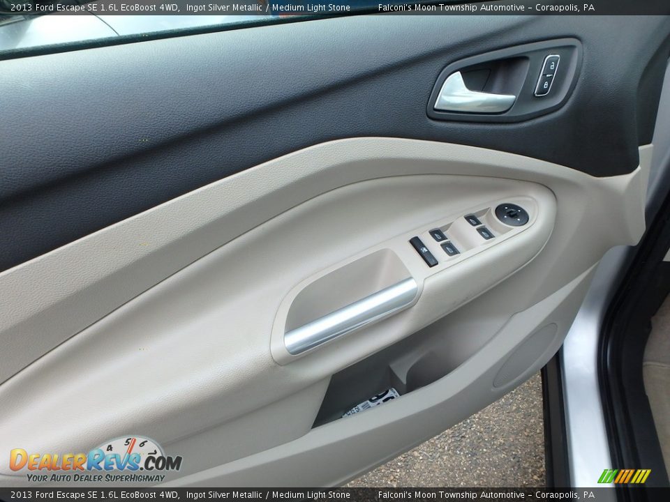 2013 Ford Escape SE 1.6L EcoBoost 4WD Ingot Silver Metallic / Medium Light Stone Photo #19