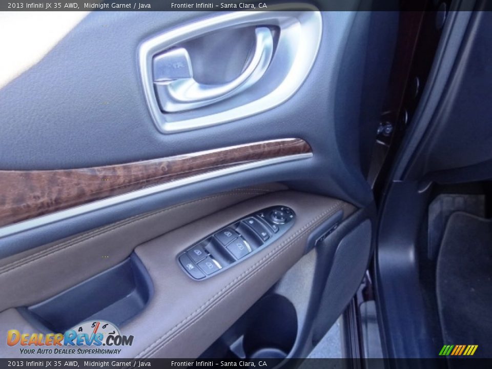 2013 Infiniti JX 35 AWD Midnight Garnet / Java Photo #18