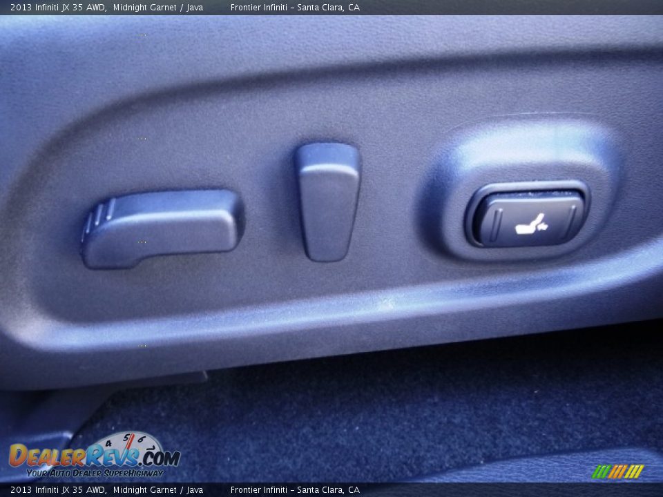 2013 Infiniti JX 35 AWD Midnight Garnet / Java Photo #20
