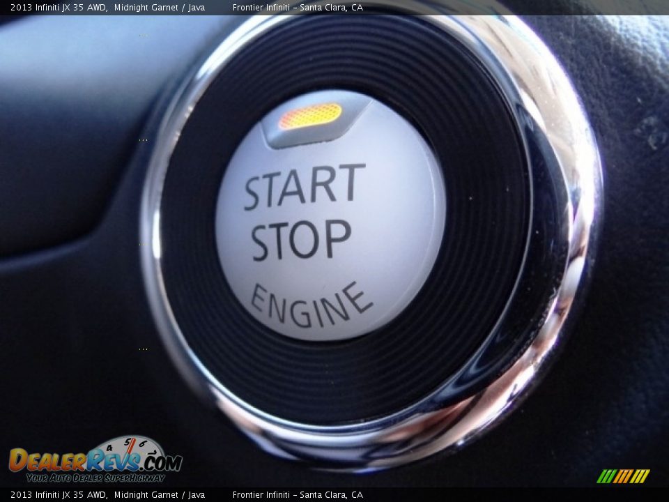 2013 Infiniti JX 35 AWD Midnight Garnet / Java Photo #26