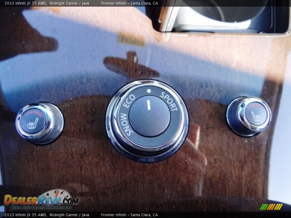 2013 Infiniti JX 35 AWD Midnight Garnet / Java Photo #27