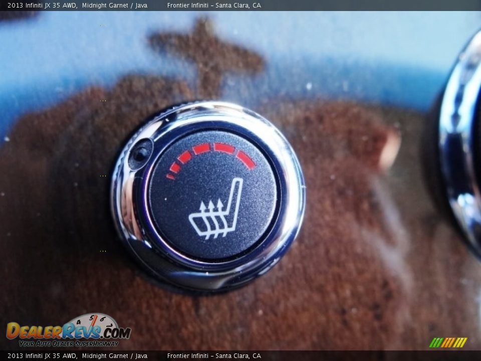 2013 Infiniti JX 35 AWD Midnight Garnet / Java Photo #28