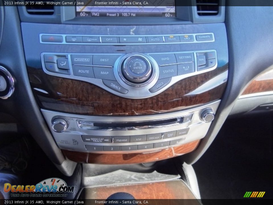 2013 Infiniti JX 35 AWD Midnight Garnet / Java Photo #29
