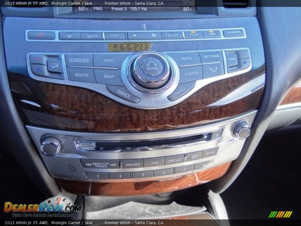 2013 Infiniti JX 35 AWD Midnight Garnet / Java Photo #30