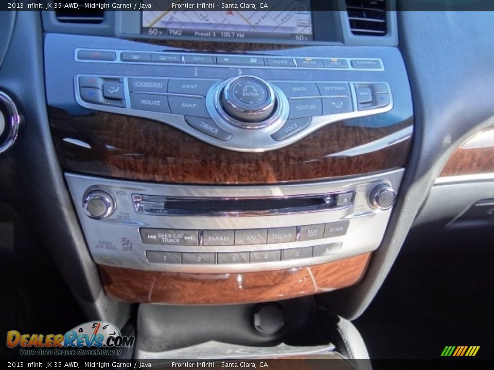 2013 Infiniti JX 35 AWD Midnight Garnet / Java Photo #31