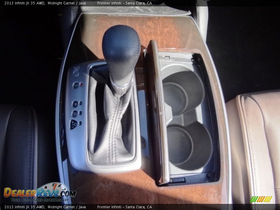 2013 Infiniti JX 35 AWD Midnight Garnet / Java Photo #32