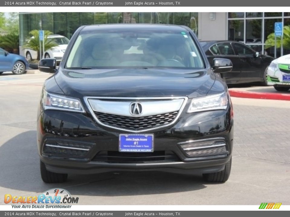 2014 Acura MDX Technology Crystal Black Pearl / Graystone Photo #2