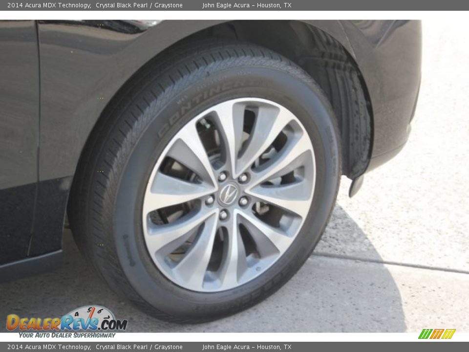 2014 Acura MDX Technology Crystal Black Pearl / Graystone Photo #11