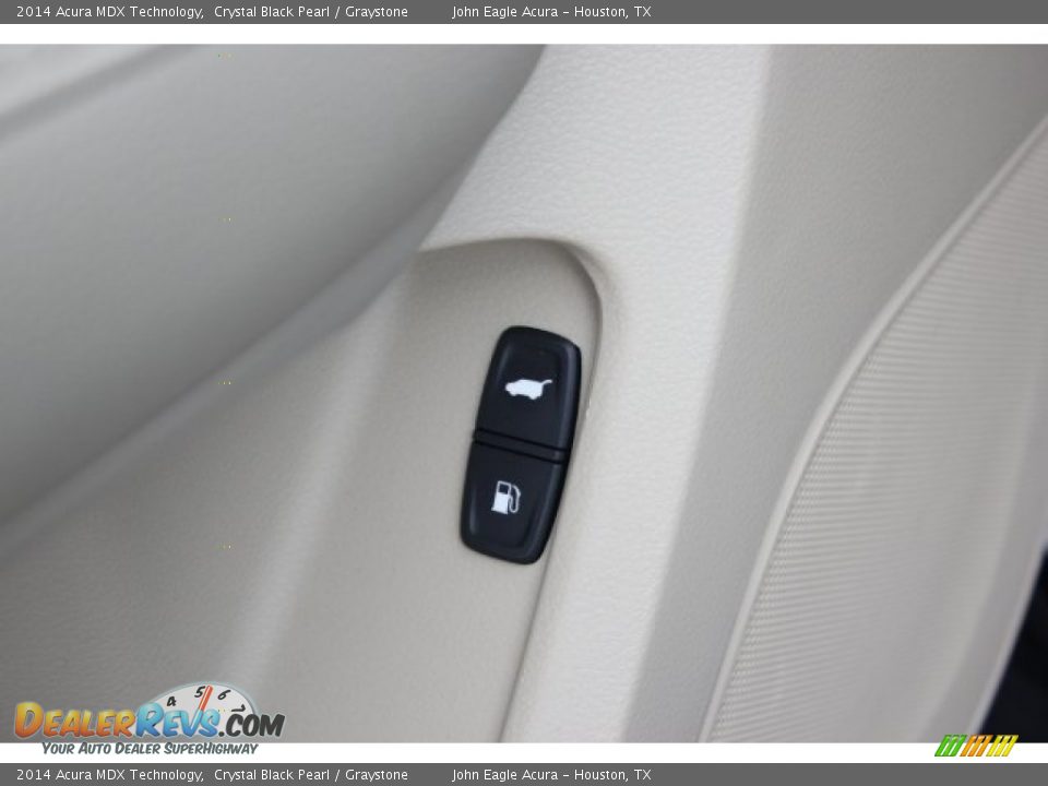2014 Acura MDX Technology Crystal Black Pearl / Graystone Photo #16