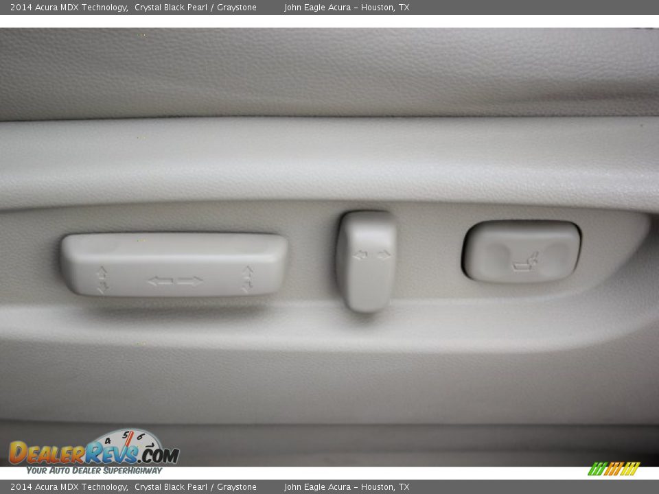 2014 Acura MDX Technology Crystal Black Pearl / Graystone Photo #17
