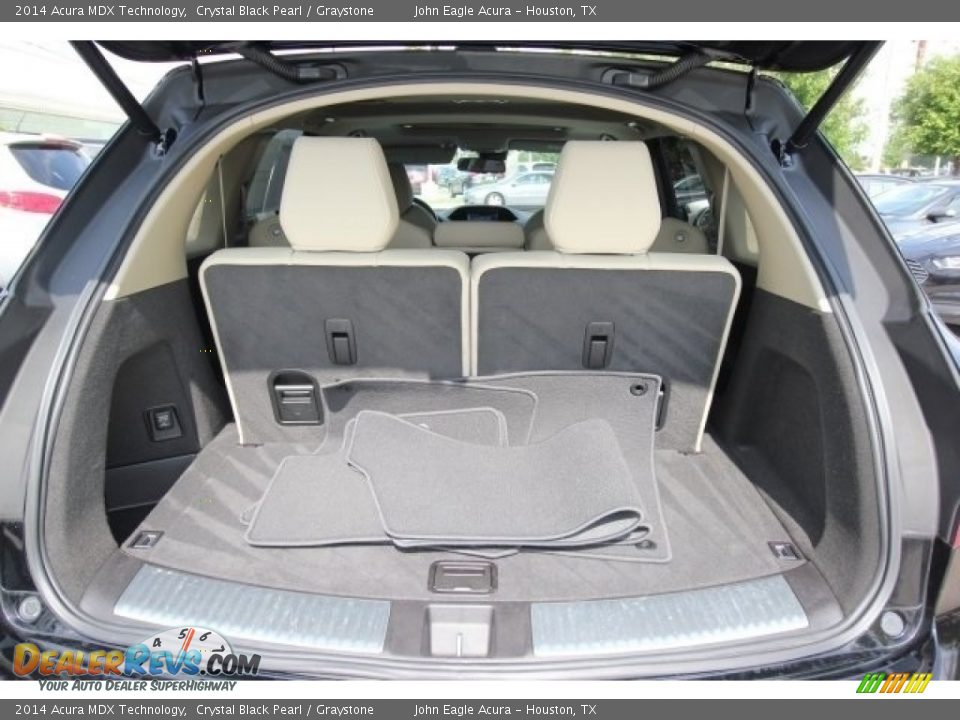2014 Acura MDX Technology Crystal Black Pearl / Graystone Photo #23