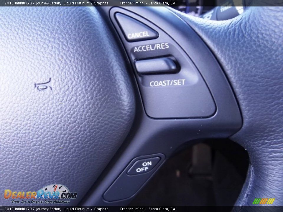 2013 Infiniti G 37 Journey Sedan Liquid Platinum / Graphite Photo #20