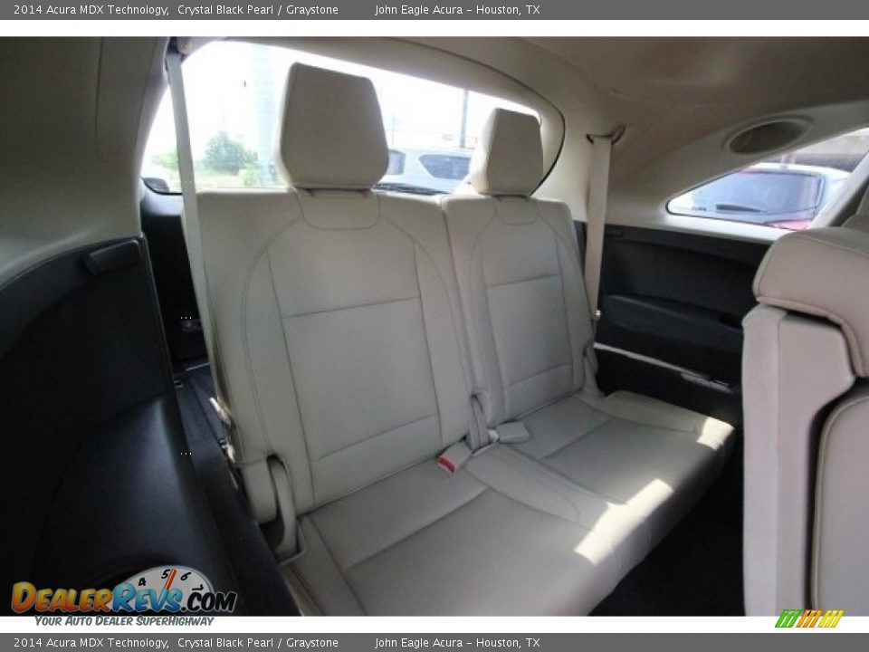 2014 Acura MDX Technology Crystal Black Pearl / Graystone Photo #27