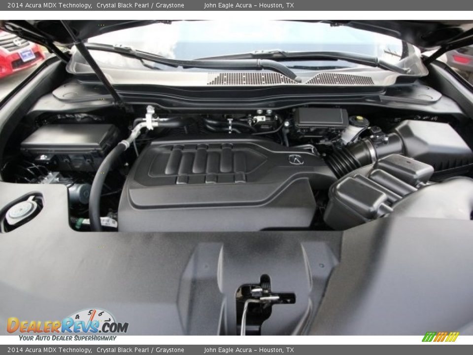 2014 Acura MDX Technology Crystal Black Pearl / Graystone Photo #30