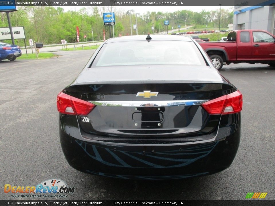 2014 Chevrolet Impala LS Black / Jet Black/Dark Titanium Photo #5