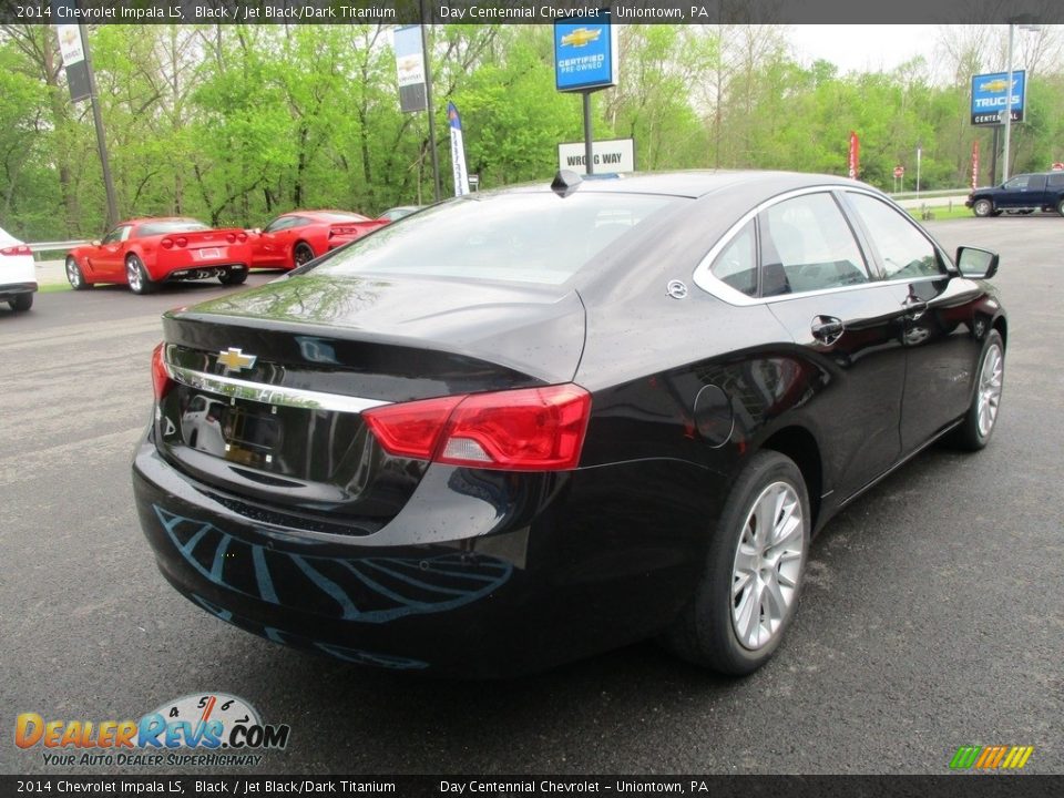 2014 Chevrolet Impala LS Black / Jet Black/Dark Titanium Photo #6