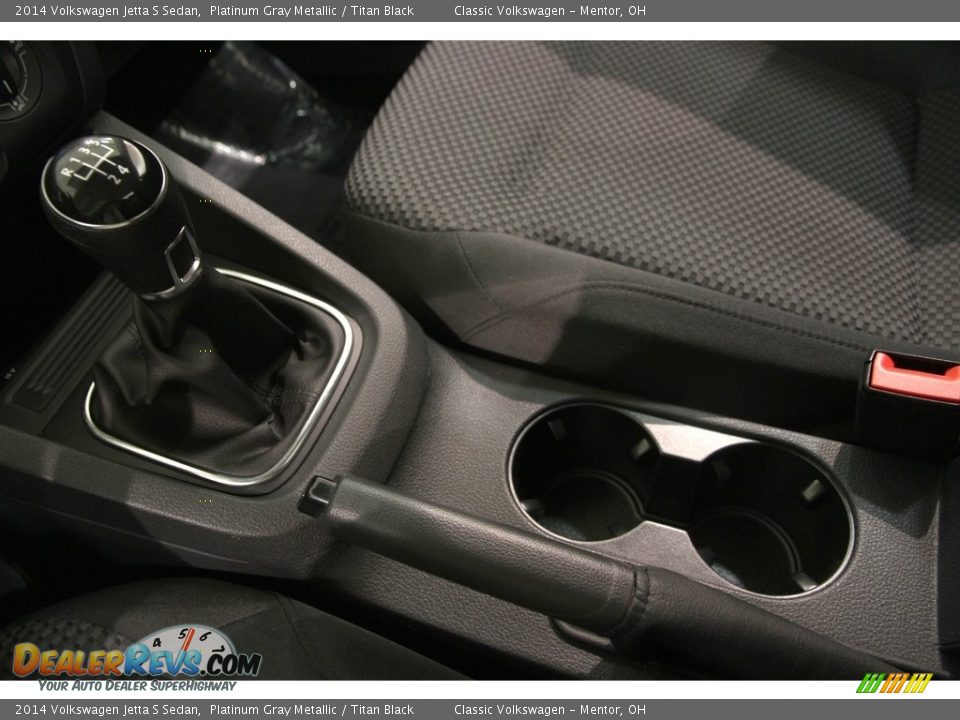 2014 Volkswagen Jetta S Sedan Platinum Gray Metallic / Titan Black Photo #10