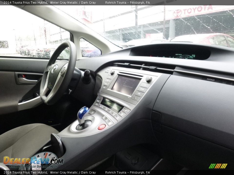 2014 Toyota Prius Two Hybrid Winter Gray Metallic / Dark Gray Photo #11