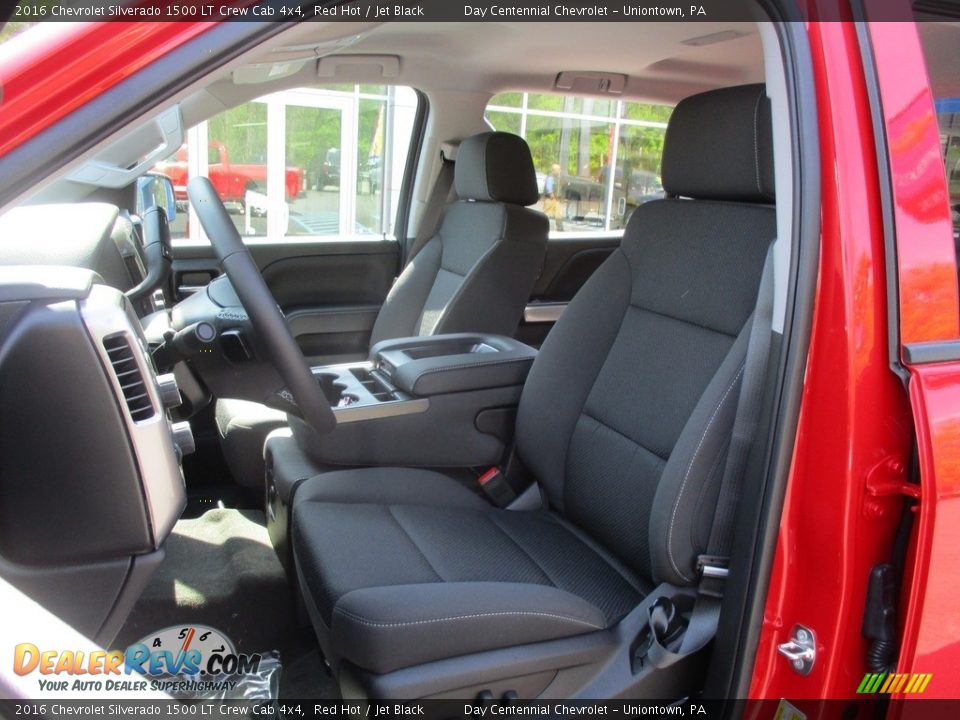 2016 Chevrolet Silverado 1500 LT Crew Cab 4x4 Red Hot / Jet Black Photo #12