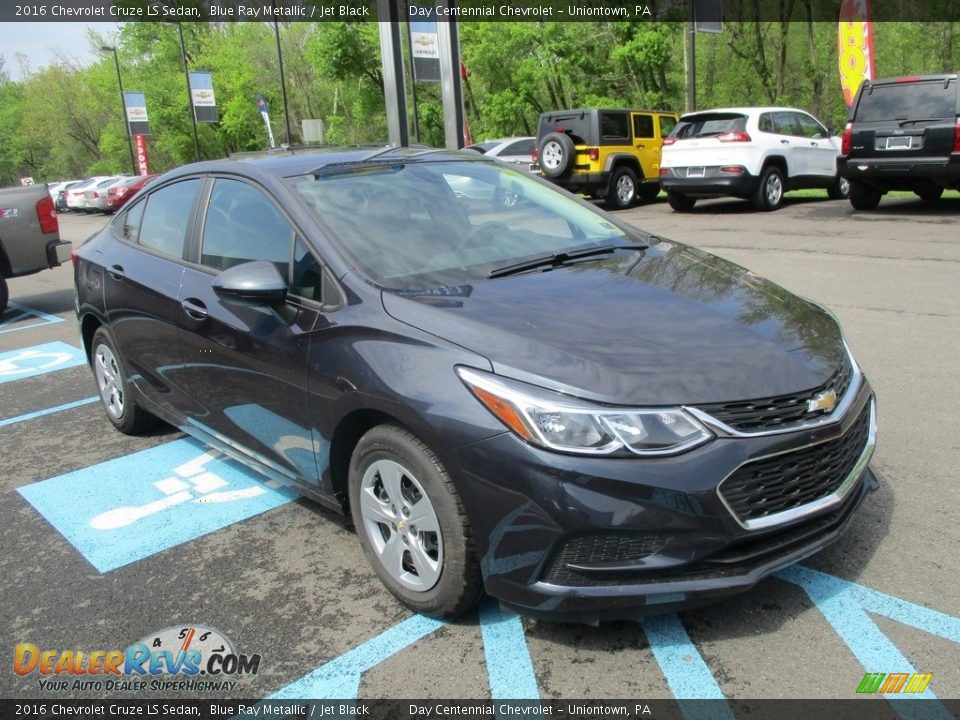 2016 Chevrolet Cruze LS Sedan Blue Ray Metallic / Jet Black Photo #8