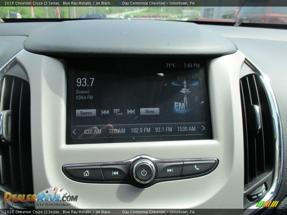 2016 Chevrolet Cruze LS Sedan Blue Ray Metallic / Jet Black Photo #16