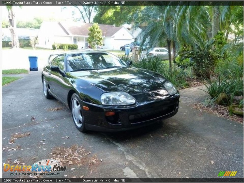 1993 Toyota Supra Turbo Coupe Black / Tan Photo #1