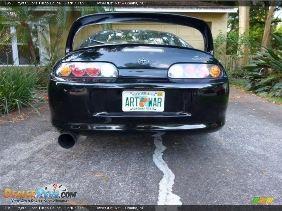 1993 Toyota Supra Turbo Coupe Black / Tan Photo #5