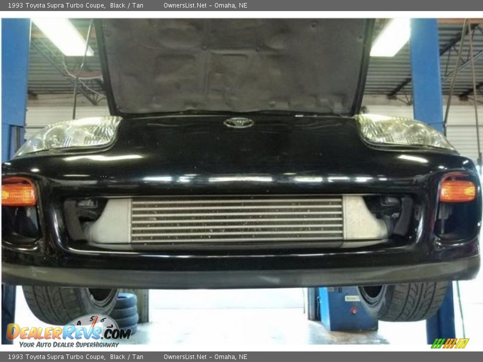 1993 Toyota Supra Turbo Coupe Black / Tan Photo #9