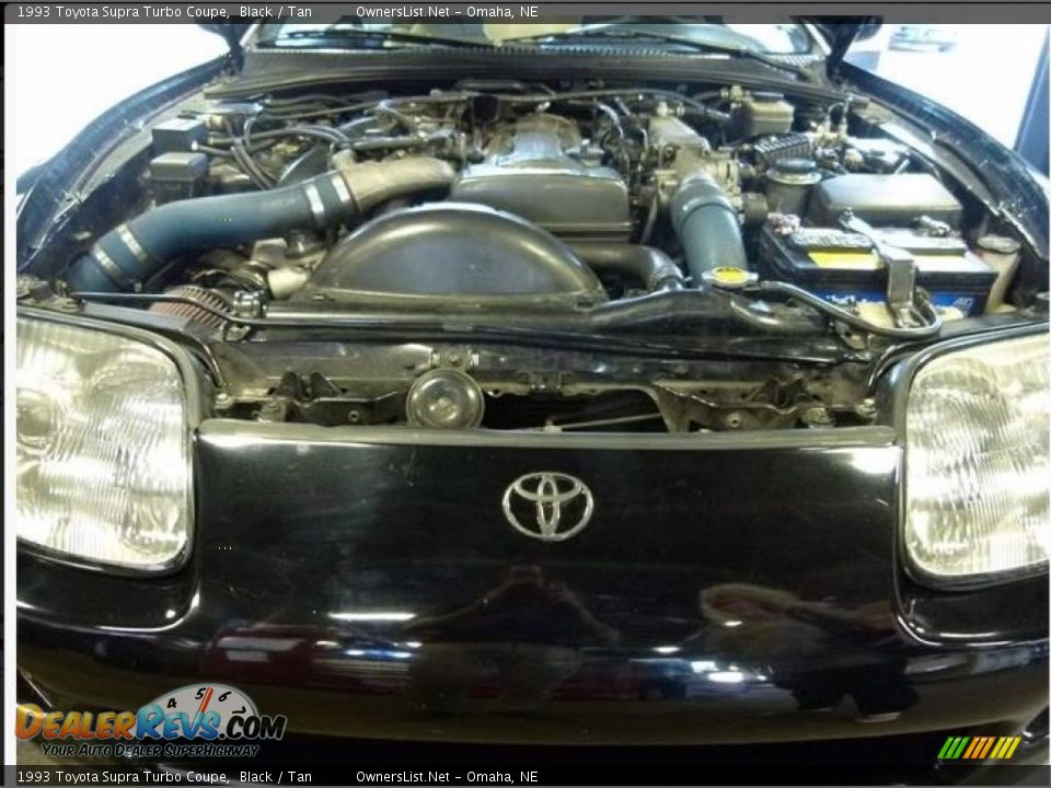 1993 Toyota Supra Turbo Coupe Black / Tan Photo #12