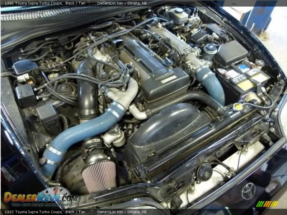 1993 Toyota Supra Turbo Coupe 3.0 Liter Twin-Turbocharged DOHC 24-Valve Inline 6 Cylinder Engine Photo #13