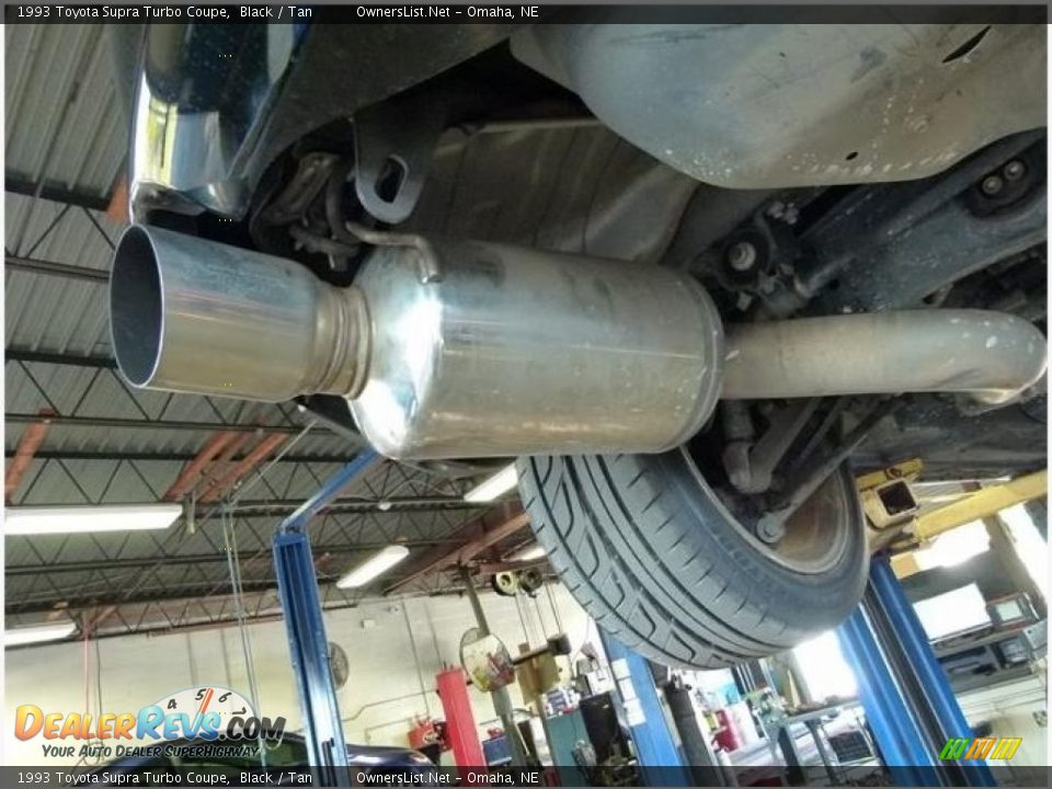 1993 Toyota Supra Turbo Coupe Black / Tan Photo #15