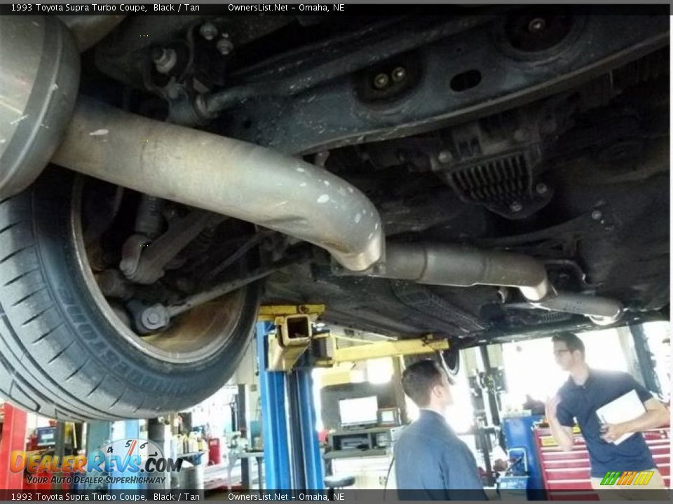 1993 Toyota Supra Turbo Coupe Black / Tan Photo #18