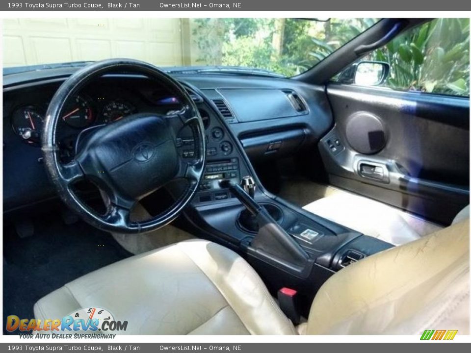 Tan Interior - 1993 Toyota Supra Turbo Coupe Photo #19