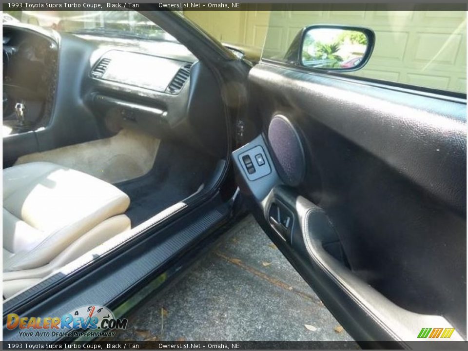 1993 Toyota Supra Turbo Coupe Black / Tan Photo #20