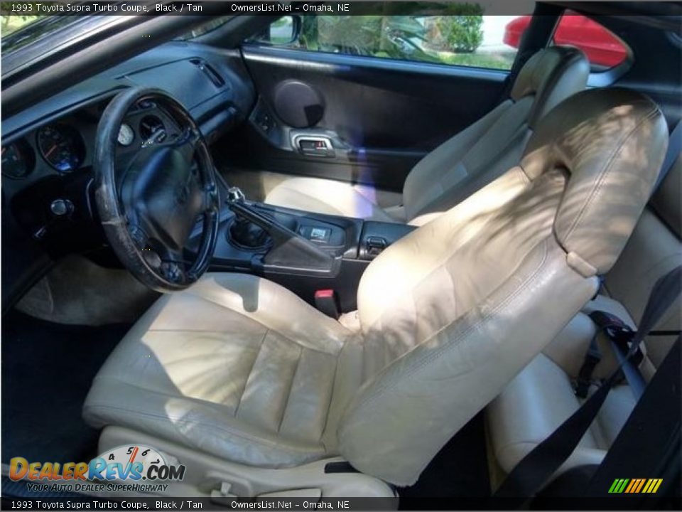 Front Seat of 1993 Toyota Supra Turbo Coupe Photo #22