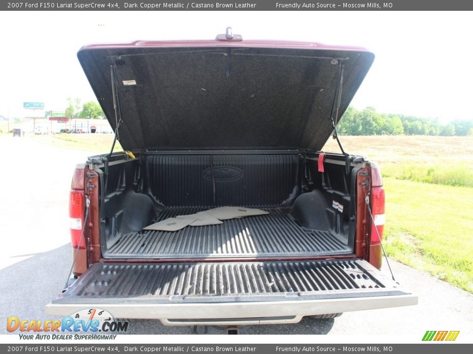 2007 Ford F150 Lariat SuperCrew 4x4 Dark Copper Metallic / Castano Brown Leather Photo #4