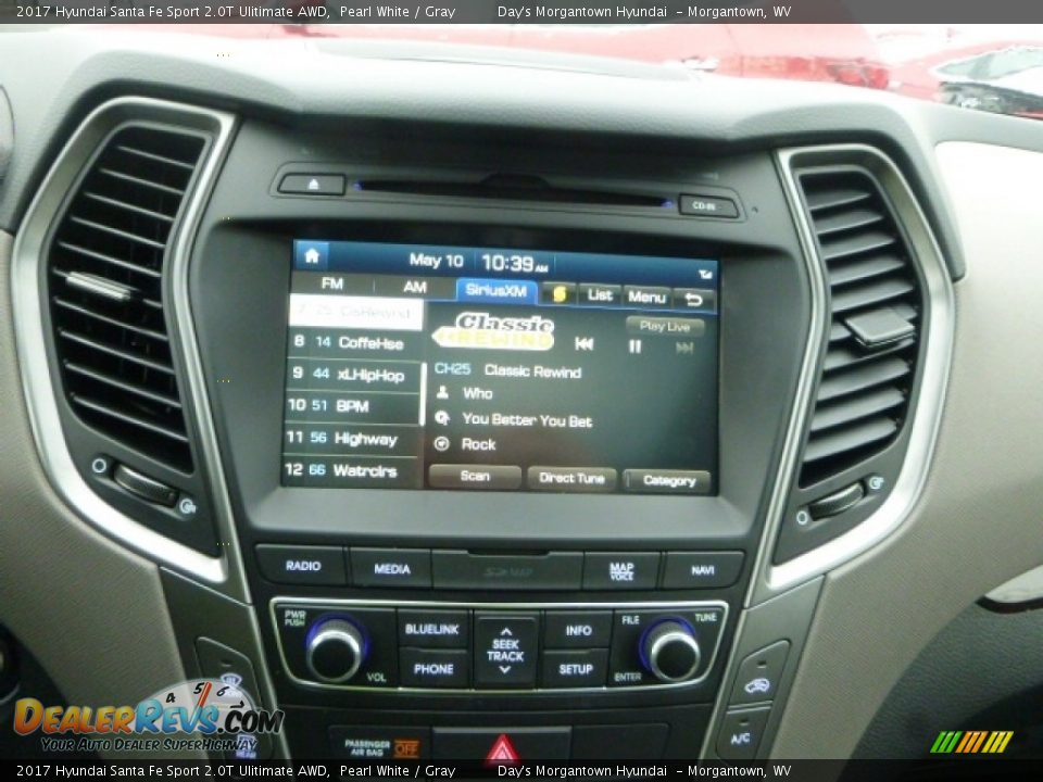 2017 Hyundai Santa Fe Sport 2.0T Ulitimate AWD Pearl White / Gray Photo #18