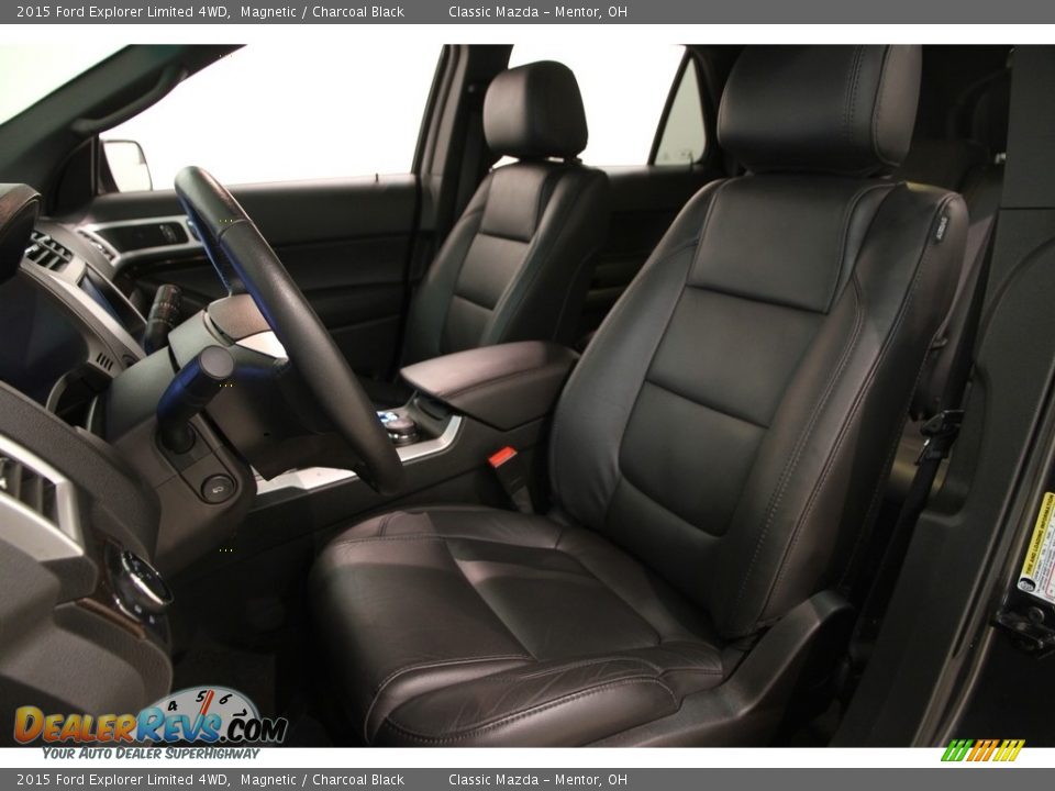 2015 Ford Explorer Limited 4WD Magnetic / Charcoal Black Photo #5
