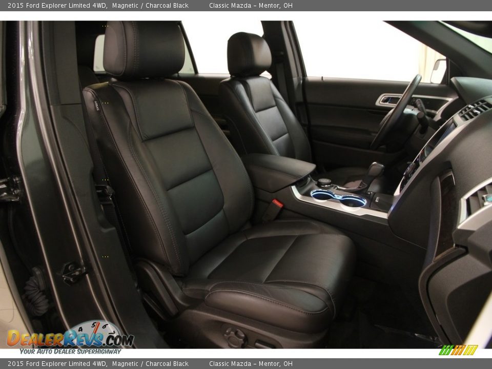 2015 Ford Explorer Limited 4WD Magnetic / Charcoal Black Photo #11