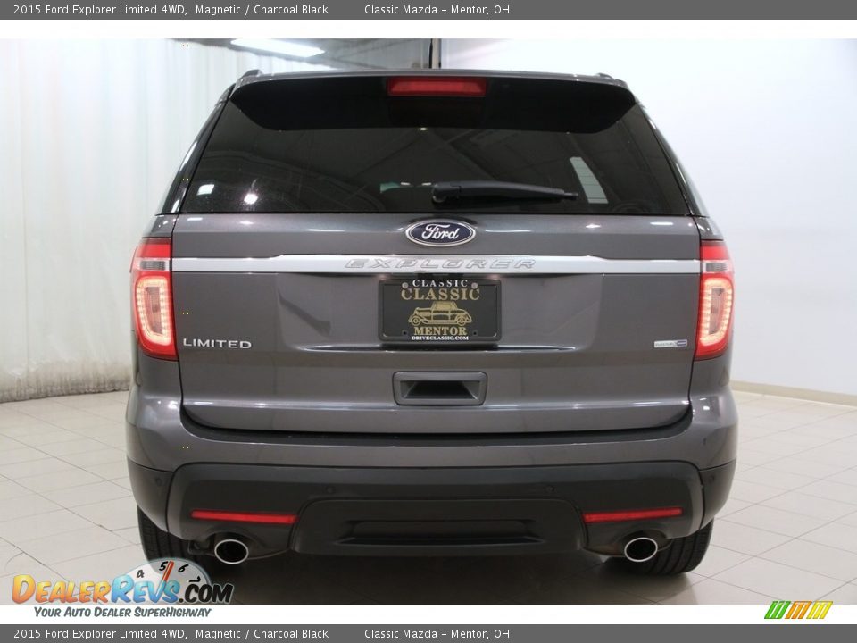 2015 Ford Explorer Limited 4WD Magnetic / Charcoal Black Photo #14