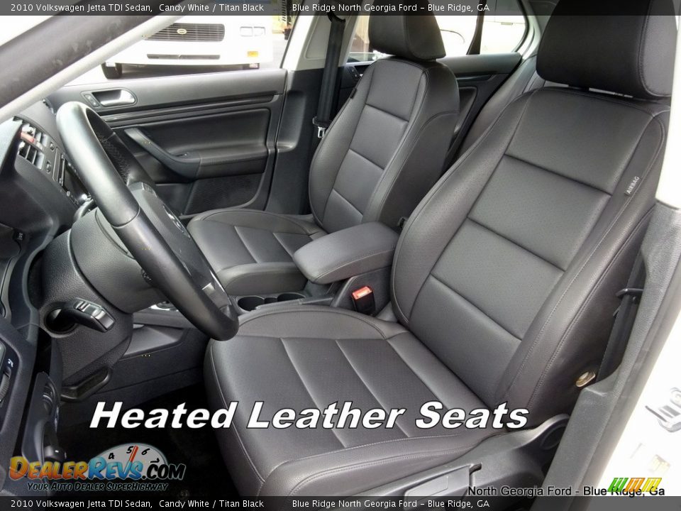 2010 Volkswagen Jetta TDI Sedan Candy White / Titan Black Photo #11