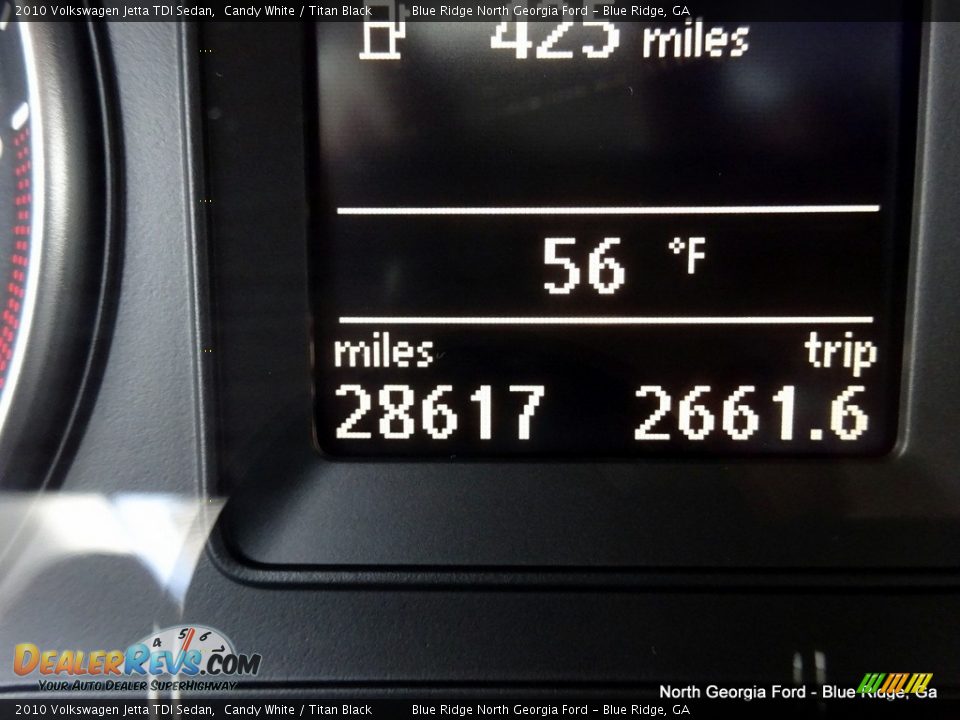 2010 Volkswagen Jetta TDI Sedan Candy White / Titan Black Photo #20