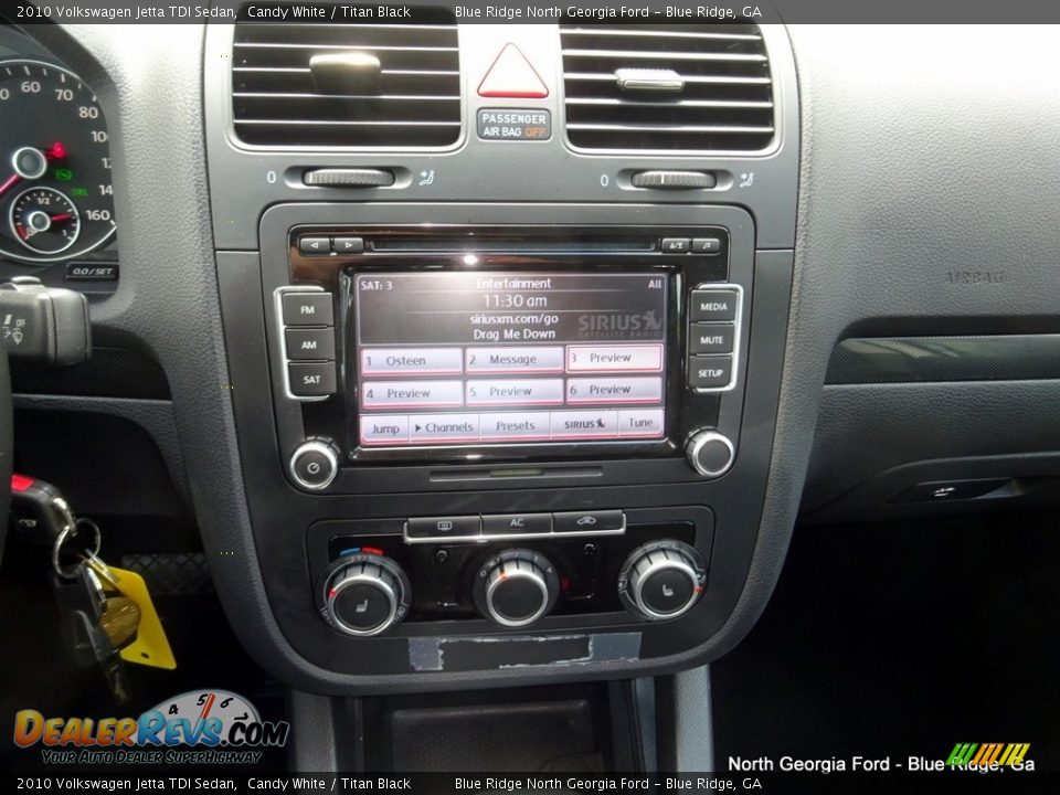2010 Volkswagen Jetta TDI Sedan Candy White / Titan Black Photo #21
