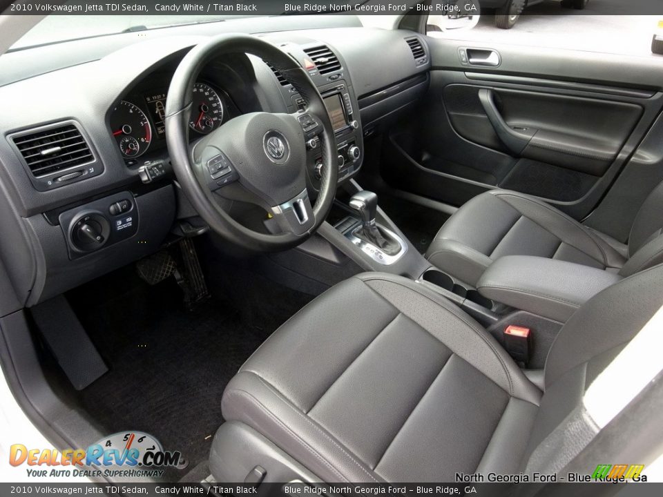 2010 Volkswagen Jetta TDI Sedan Candy White / Titan Black Photo #27