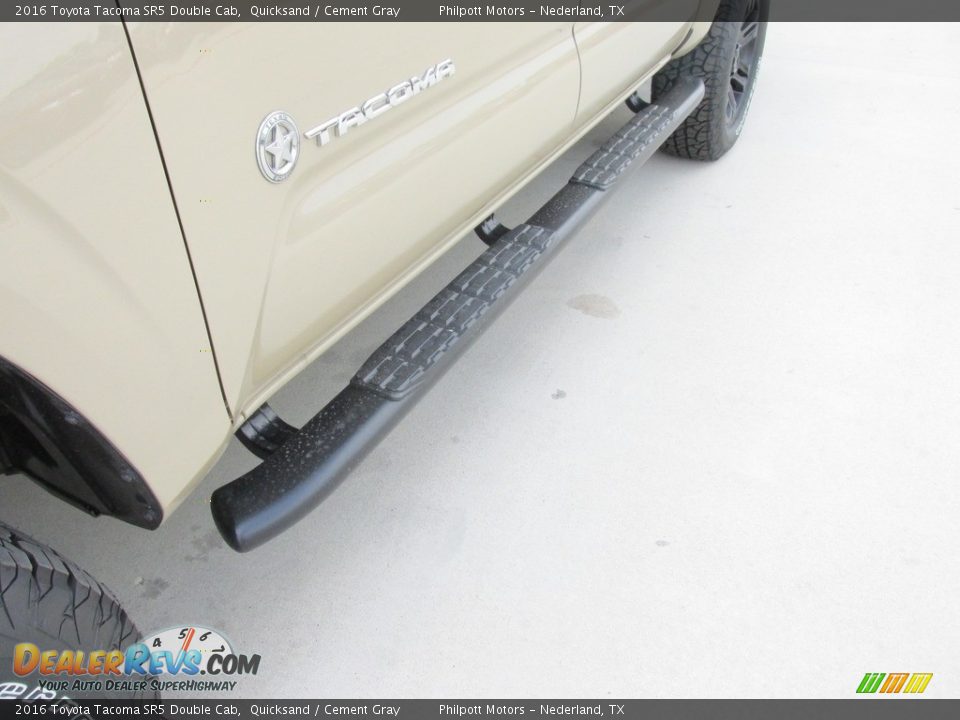 2016 Toyota Tacoma SR5 Double Cab Quicksand / Cement Gray Photo #12